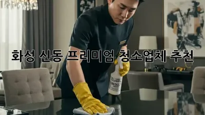화성 신동 프리미엄 청소업체 추천